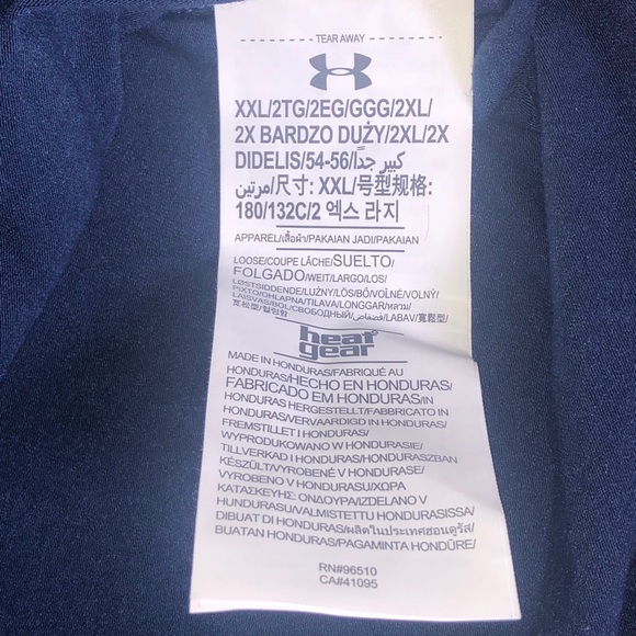 Under Armour Men Cotton Long-Sleeve 2XL - Picture 11 of 14